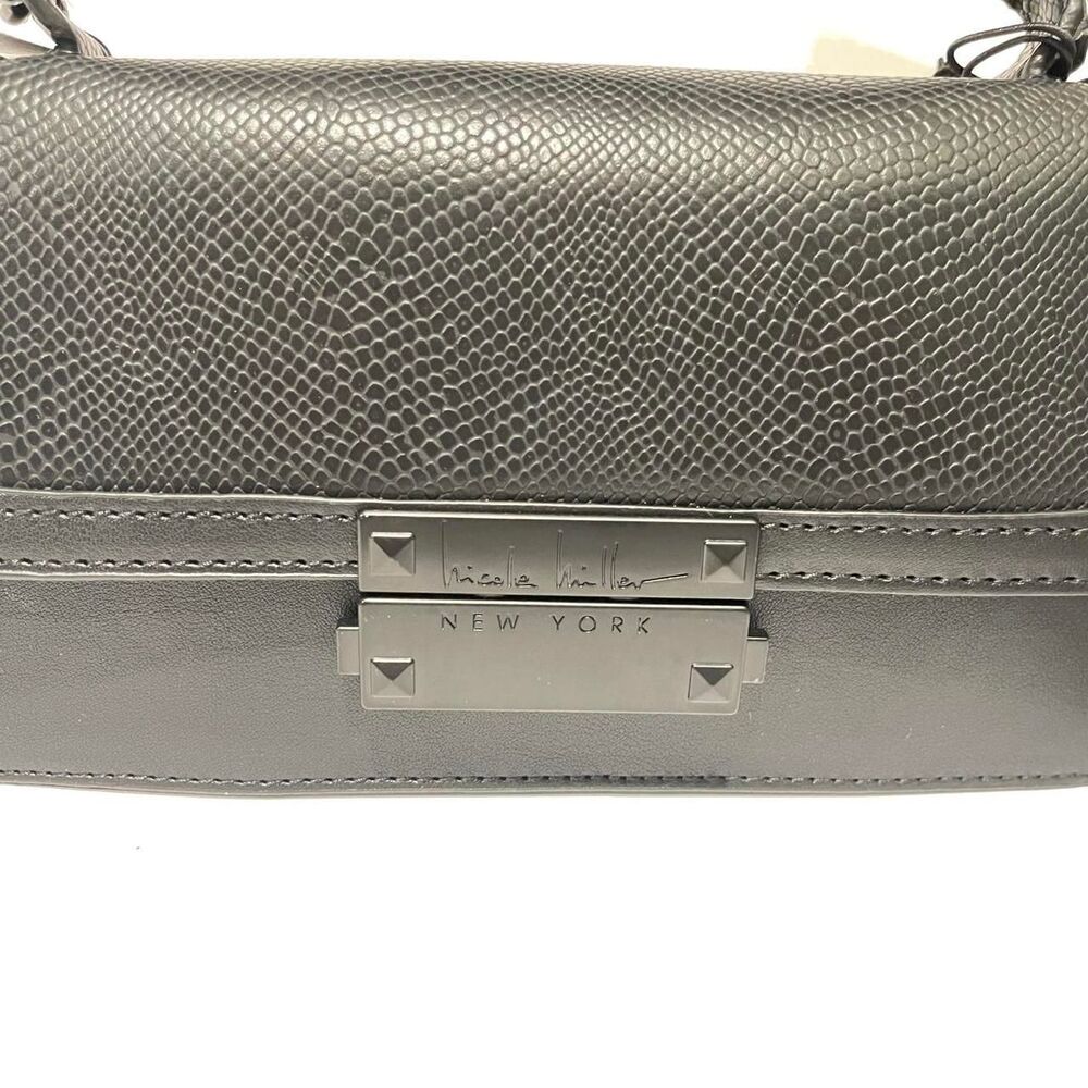 Nicole Miller Black Snakeskin Bag – Small – Style HBNM-323-00046-26 - Picture 2 of 2